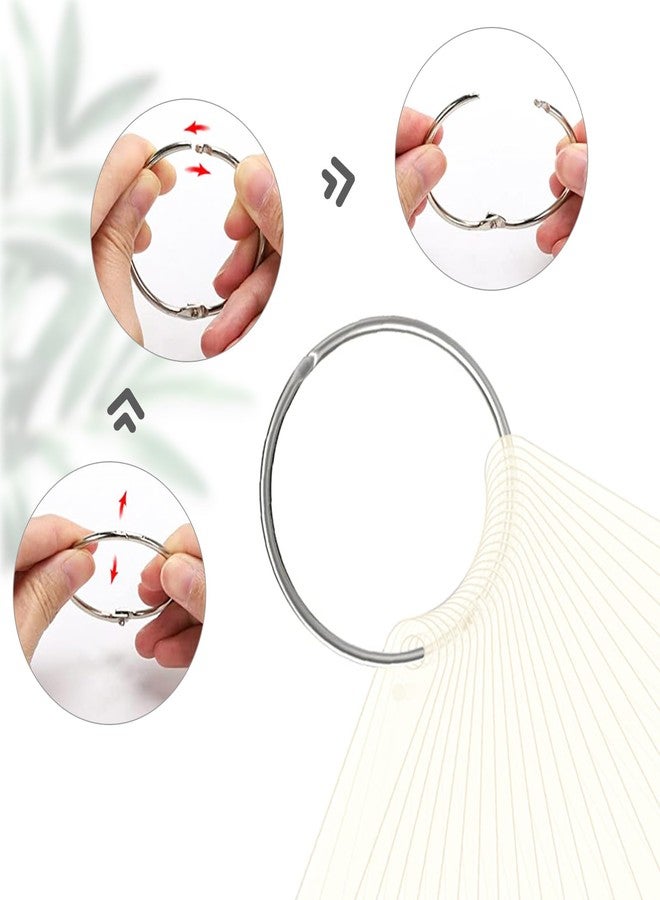 BQAN 200 Pcs Nail Swatch Sticks with Ring, Nails Art Display/Nail Practice Sticks for Home or Salon Use, 4 Pack Number Stickers - Image 3